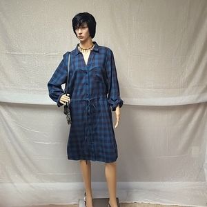 The Limited Plaid Shirt Dress Sz XL
